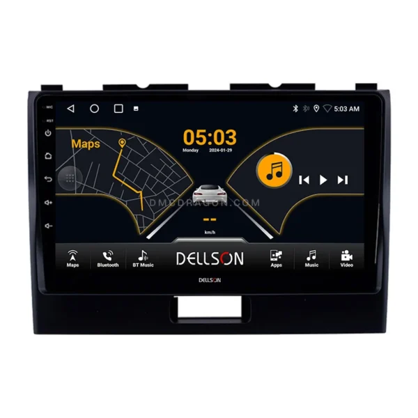 Suzuki Wagon R 2015-2024 Dellson 8550 Android Panel CarPlay | 9in IPS Screen