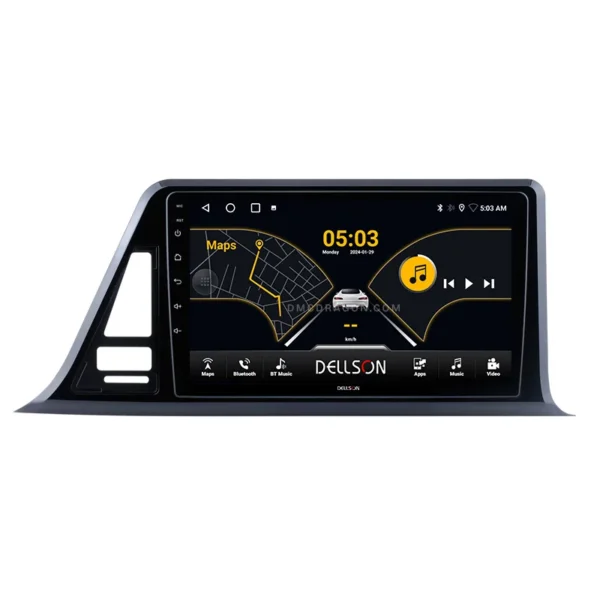 Toyota CHR 2016-2023 Dellson 8550 Android Panel CarPlay | 9in IPS Screen