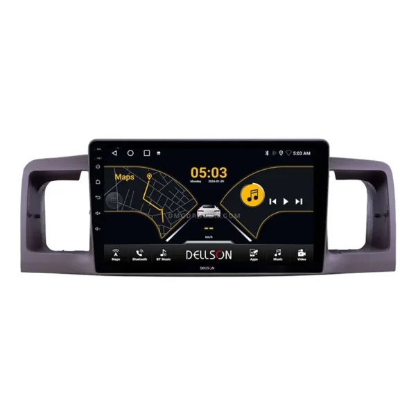Toyota Corolla 2002-2008 Dellson 8550 Android Panel CarPlay | 9in IPS Screen