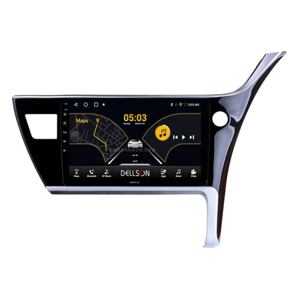 Toyota Corolla 2017-2025 Dellson 8550 Android Panel CarPlay | 10in IPS Screen