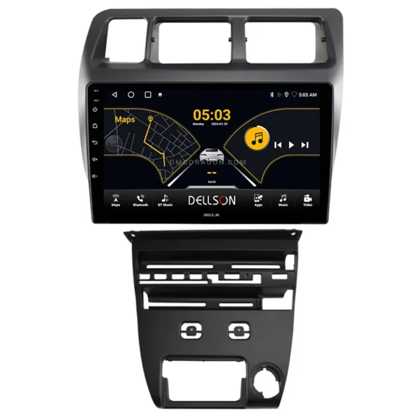 Toyota Corolla Indus 1994-2001 Manual AC Control Dellson 8550 Android Panel CarPlay | 9in IPS Screen
