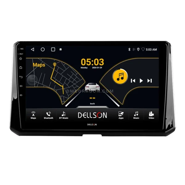 Toyota Corolla Cross 2021-2026 Dellson 8550 Android Panel CarPlay | 10in IPS Screen