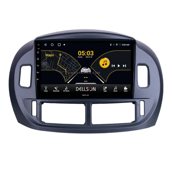 Toyota Estima 2000-2006 Dellson 8550 Android Panel CarPlay | 9in IPS Screen
