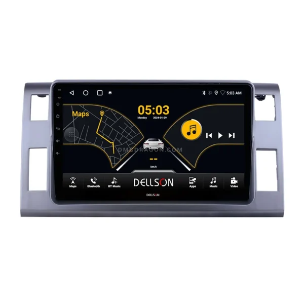 Toyota Estima 2006-2016 Dellson 8550 Android Panel CarPlay | 9in IPS Screen
