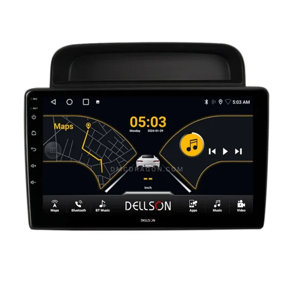 Toyota Land Cruiser LC100 High Version 1998-2002 Dellson 8550 Android Panel CarPlay | 9in IPS Screen