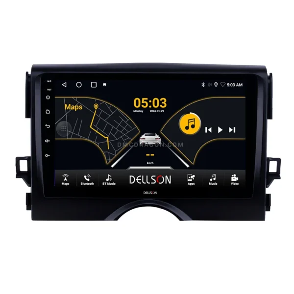 Toyota Mark X 2010-2015 Dellson 8550 Android Panel CarPlay | 9in IPS Screen