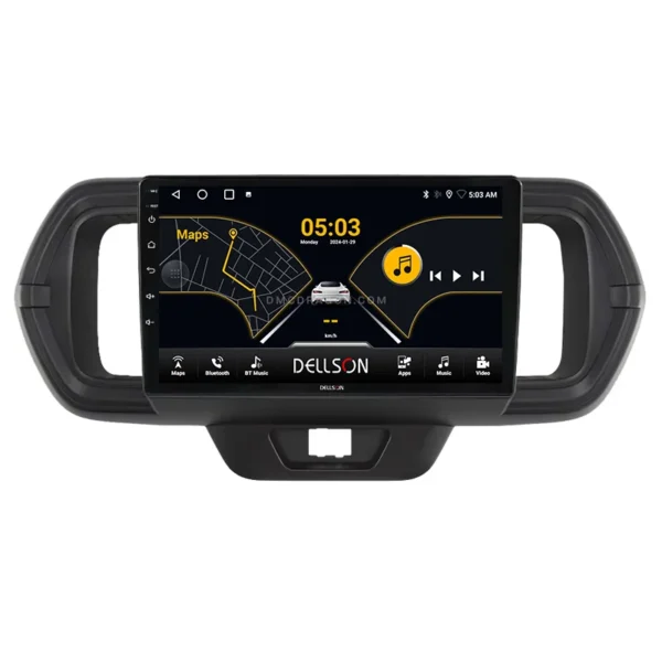 Toyota Passo 2016-2021 Dellson 8550 Android Panel CarPlay | 9in IPS Screen
