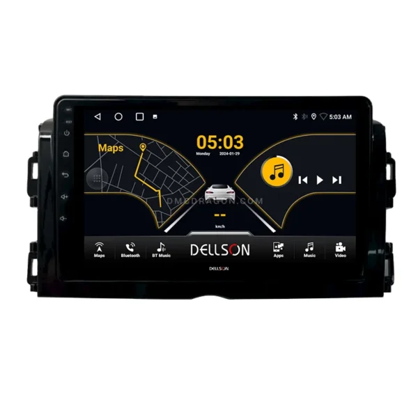 Toyota Premio 2016-2023 Dellson 8550 Android Panel CarPlay | 9in IPS Screen