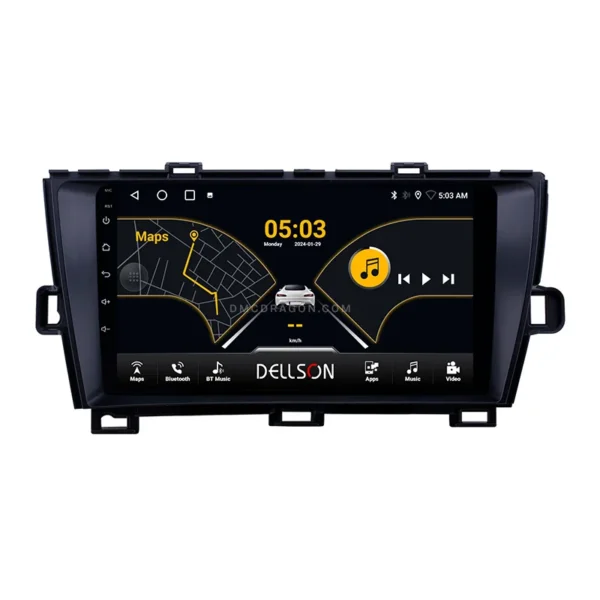 Toyota Prius 2009-2015 Dellson 8550 Android Panel CarPlay | 9in IPS Screen
