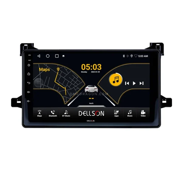 Toyota Prius 2016-2021 Dellson 8550 Android Panel CarPlay | 9in IPS Screen