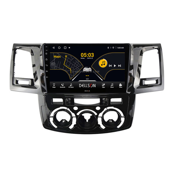 Toyota Fortuner Vigo Hilux 2005-2016 Dellson 8550 Android Panel CarPlay | 9in IPS Screen