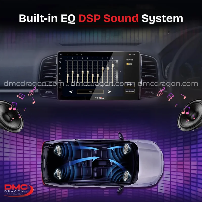 Built in EQ DSP Sound System