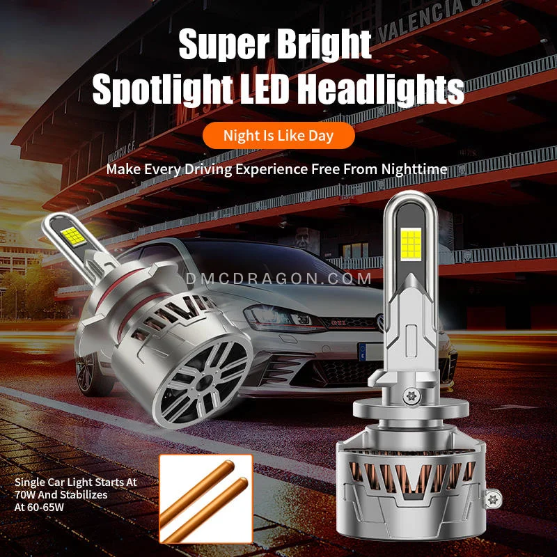 Dellson V6 LED Head Lights 4