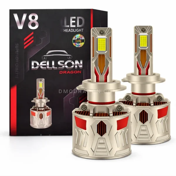 Dellson V8 LED Headlight 320W 15000LMS H4, H11, 9005 Super Bright High Power For Car