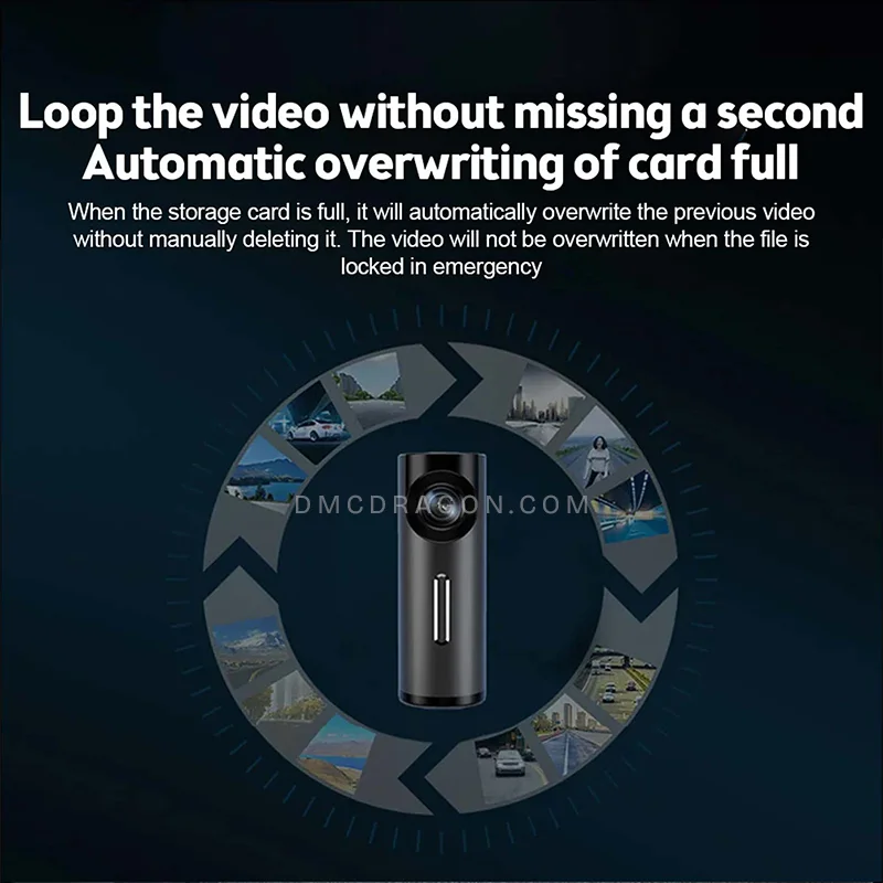 E60 USB Car Dashcam 5