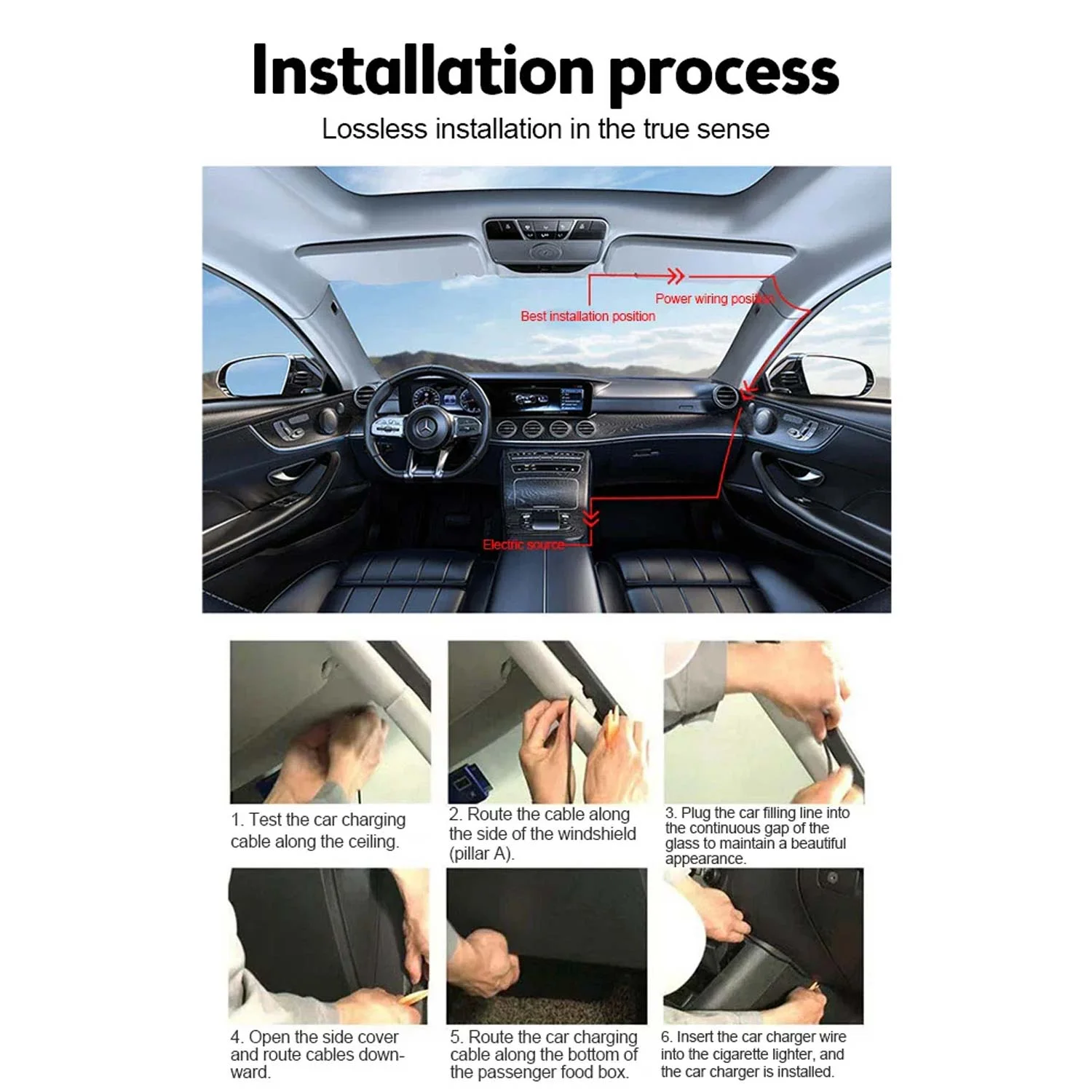 Front DVR Dash Camera Video Recorder 1080P 6