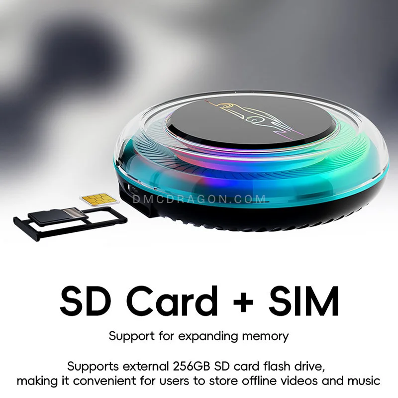 AI Adapter Carplay Device Android Wireless CarPlay Built-in WiFi 12 AI Adapter Carplay Device Android Wireless CarPlay Built in WiFi Plug Play SD Card