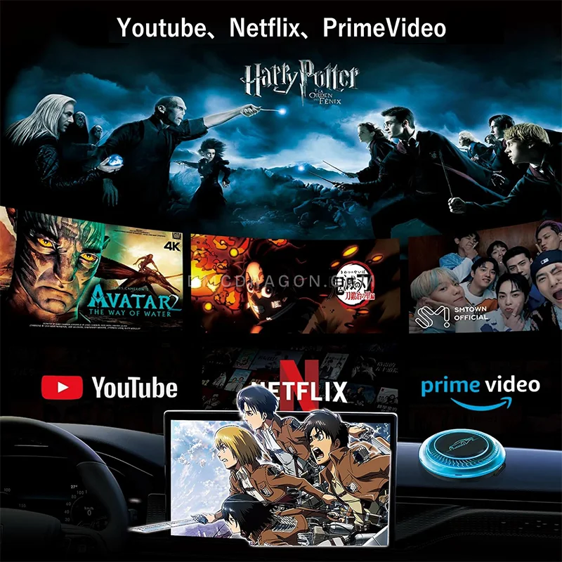 AI Adapter Carplay Device Android Wireless CarPlay Built-in WiFi 11 AI Adapter Carplay Device Android Wireless CarPlay Built in WiFi Plug Play Youtube