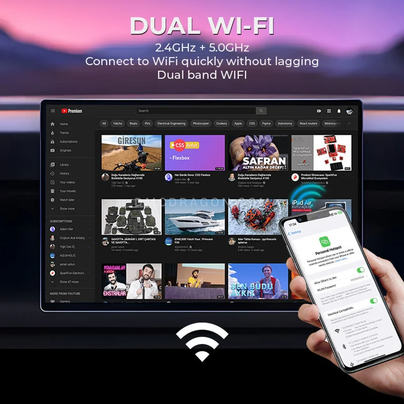 AI Adapter Carplay Device Android Wireless CarPlay Built-in WiFi 10 AI Adapter Carplay Device Android Wireless CarPlay Dual Wifi