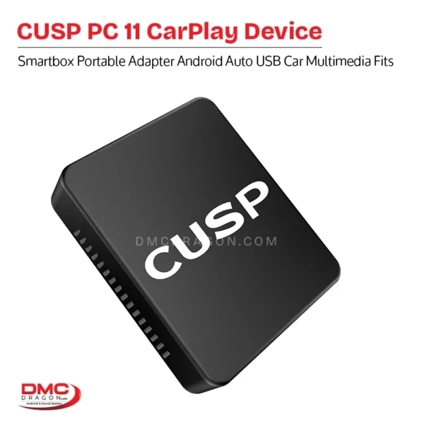 CUSP PC 11 Android Device Dongle Wireless Apple CarPlay & Android Auto 4GB+64GB | Octa Core Processor Netflix, YouTube