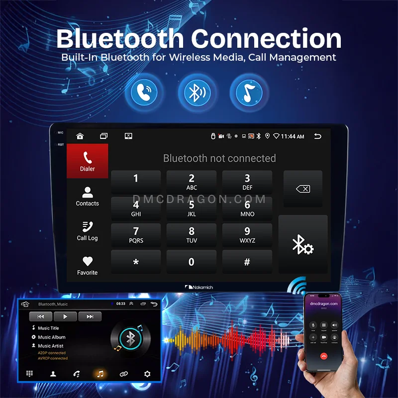 Nakamichi NAM5240 2GB32GB Bluetooth Connection
