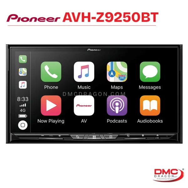Pioneer AVH-Z9250BT Wired, Wireless Apple CarPlay | Android Auto | 7″ WVGA Touchscreen Display