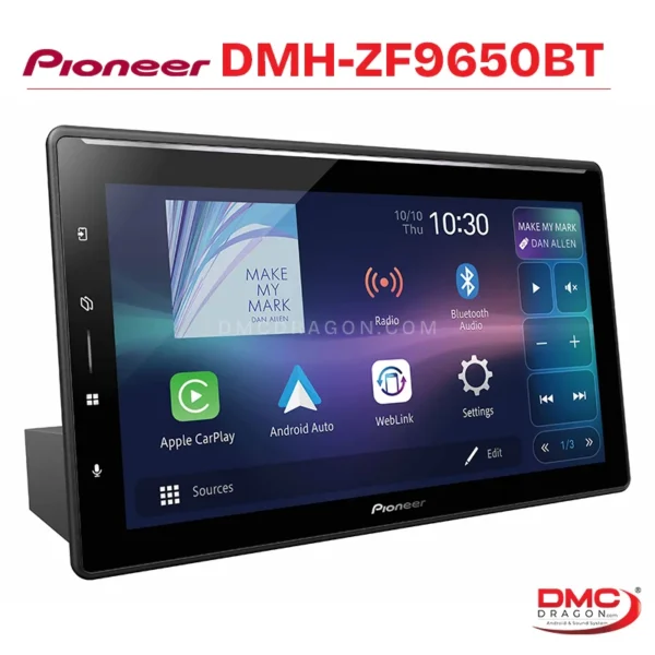 Pioneer DMH-ZF9650BT Wireless Apple CarPlay | Android Auto | 10.1” Capacitive Touch Panel Display