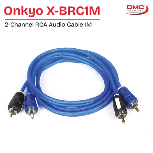 Onkyo X-BRC1M 2-Channel RCA Audio Cable 100% OFC 01 Meter | High-Performance