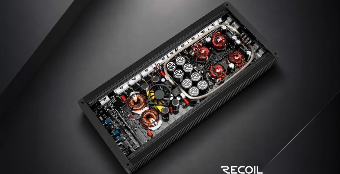 Recoil SPL3800.1 Black Myth Mono Class D Amplifier 3800W Remote Bass Boost 1 Ohm Stable Mosfet Power Supply