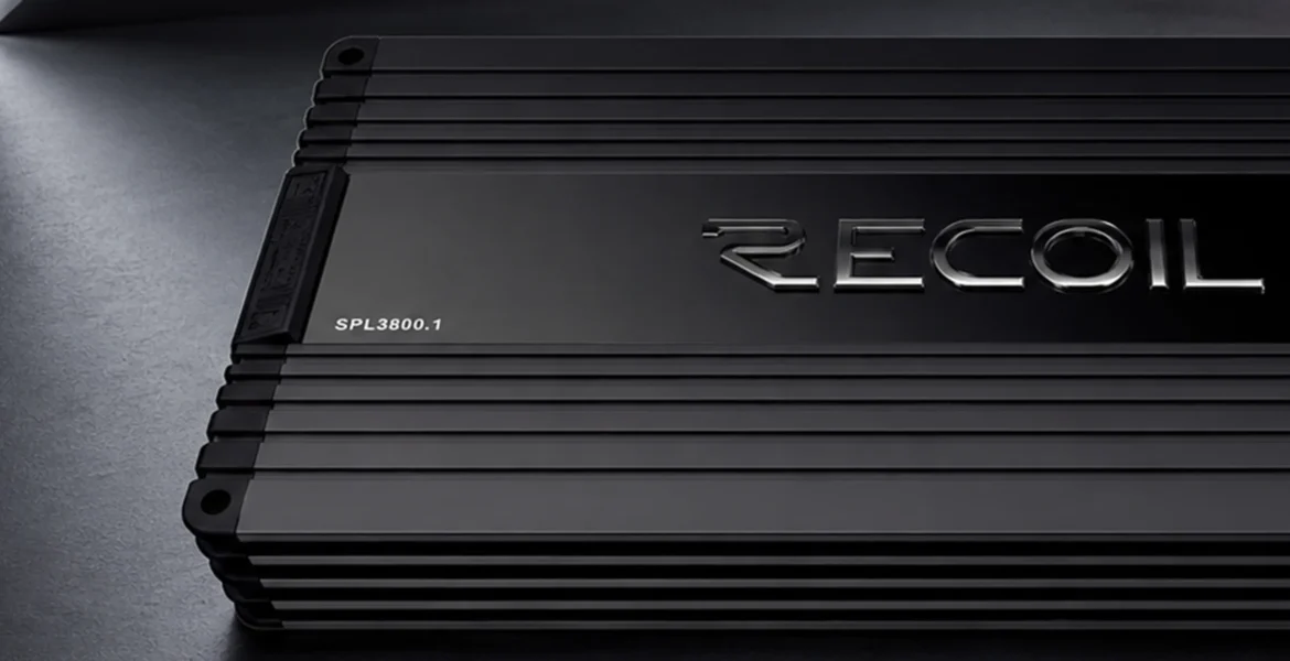 Recoil SPL3800.1 Black Myth Mono Class D Amplifier 3800W Remote Bass Boost 1 Ohm Stable Mosfet Power Supply 4